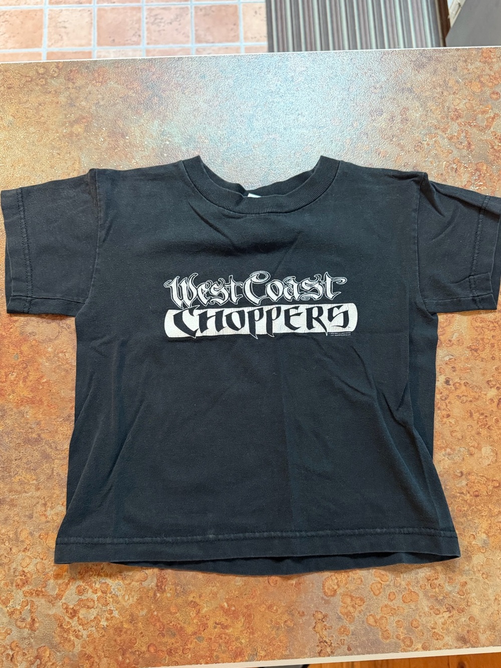 West Coast Choppers Kids Black Logo Tee